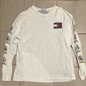 Tommy Hilfiger Men's White Long Sleeve Shirt